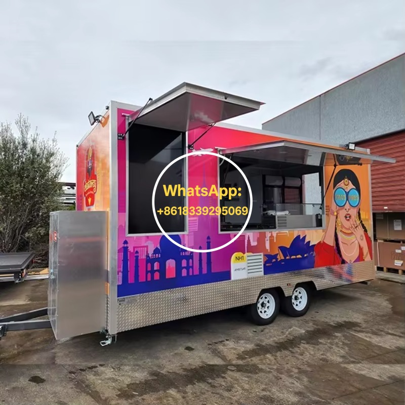 Heavy Equipment Business - Robuster Kommerzieller Food Truck Voll Ausgestatteter
