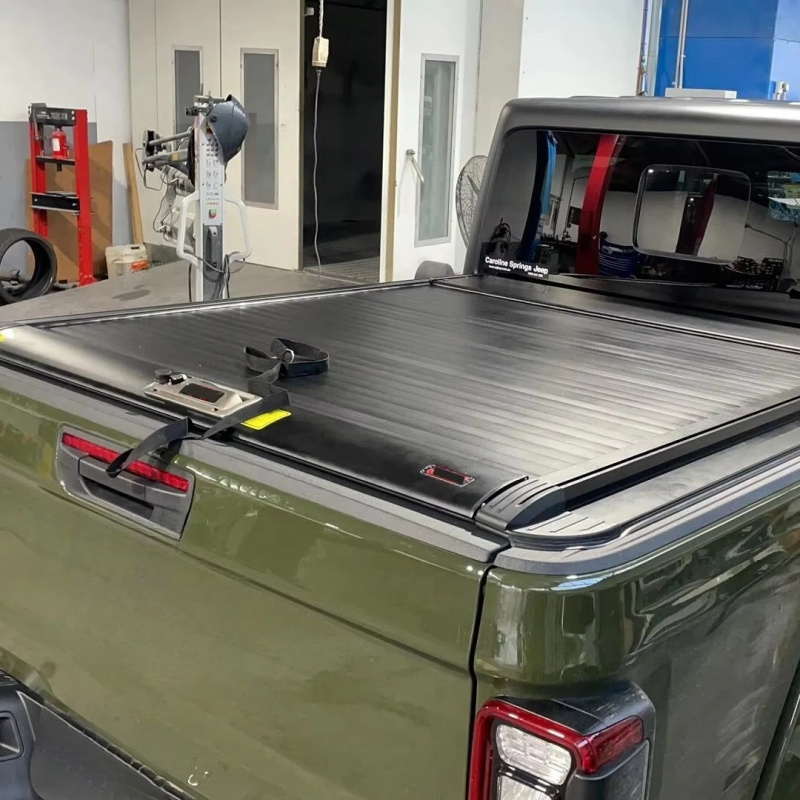 Heavy Equipment Rollers - Robuste Elektrische Hartalu-Rolladenabdeckung für Pickups Outdoor-Offroad-Ausrüstung