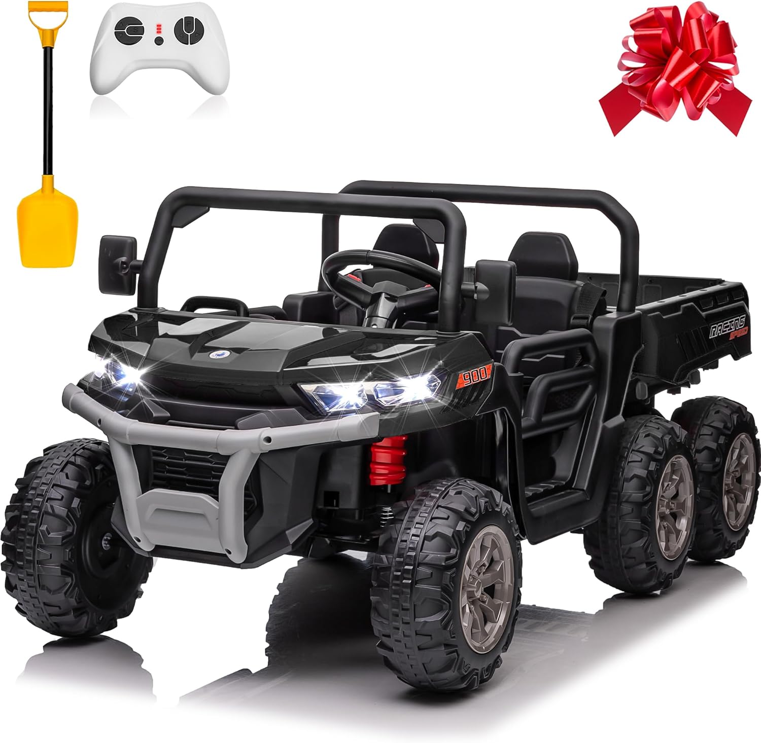 Dump Truck Toy - 4x4 24V Elektro-Kipplaster mit Fernbedienung, 2-Sitzer