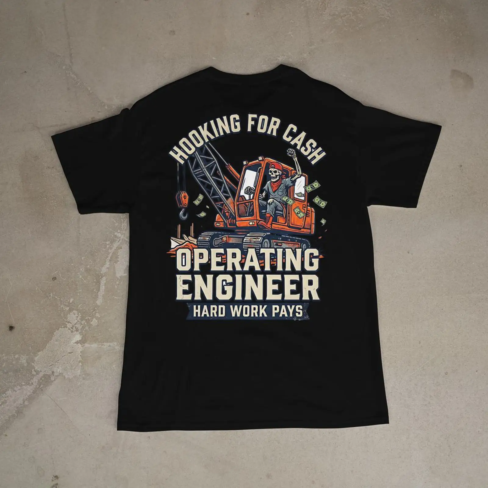 Heavy Equipment Engineer - T-Shirt für Betriebsingenieure mit Aufschrift „Hooking