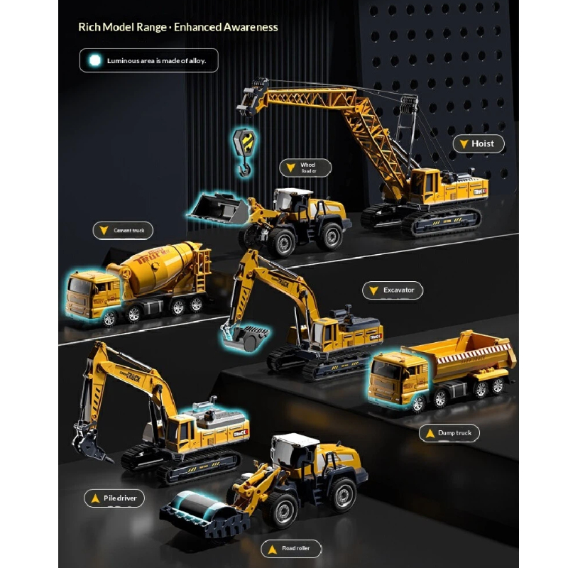 Yuezhixing Legierungs-Baufahrz – Dump Truck Toy Bewertung und Preis