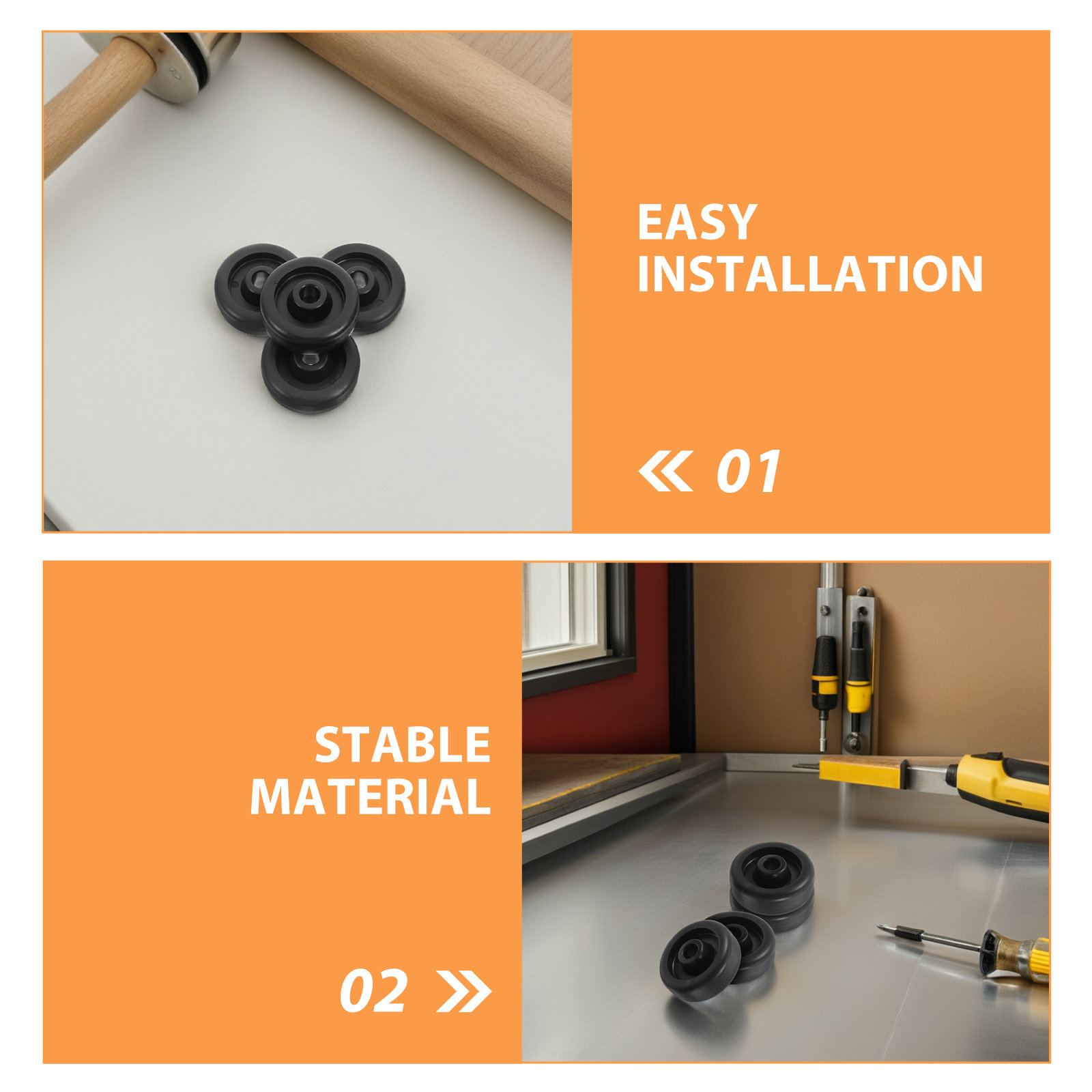 6-teiliges Fitnessgeräte-Rolle – Heavy Equipment Rollers Bewertung und Preis