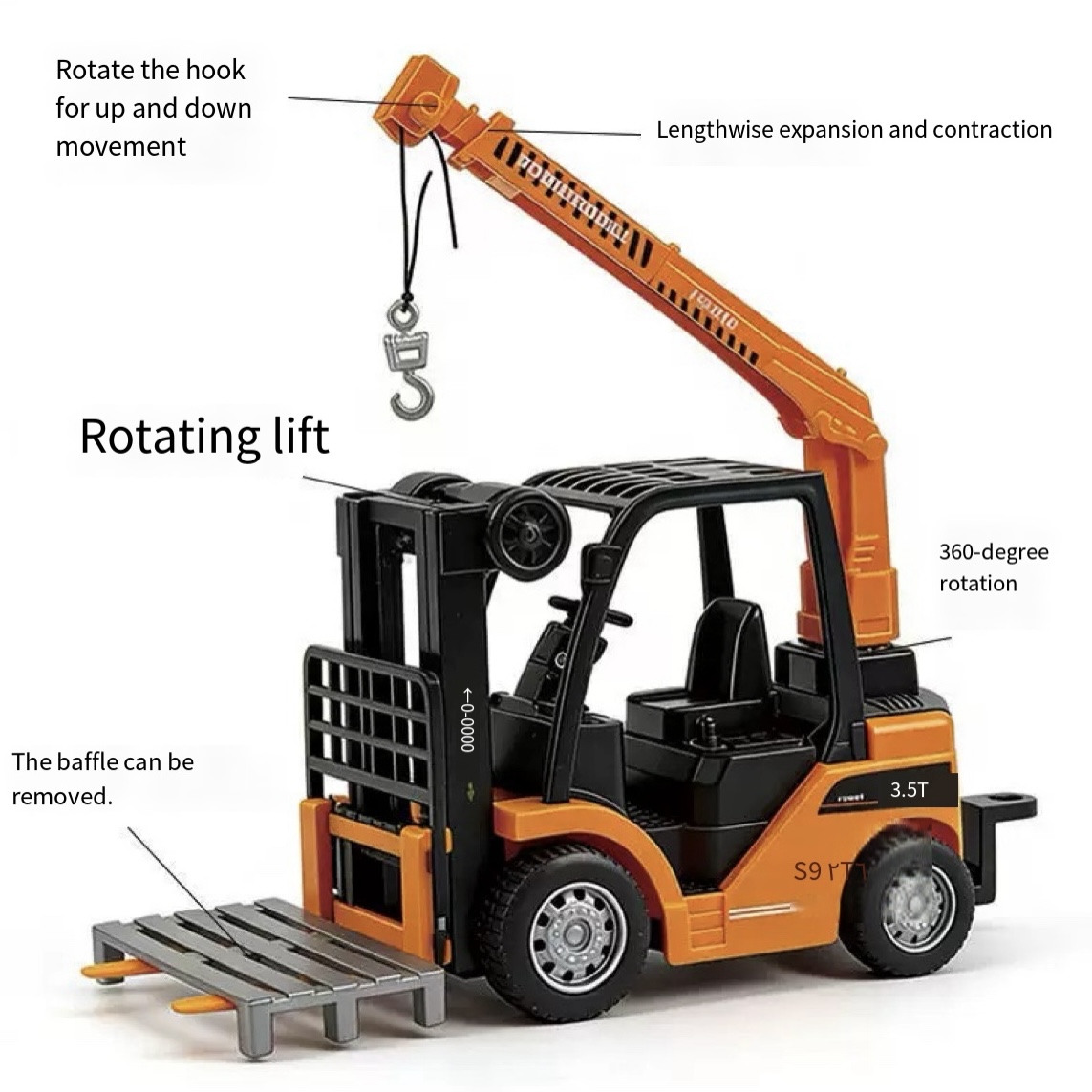 DIY-Spaß: Simulierter Gabelsta – Dump Truck Toy Bewertung und Preis