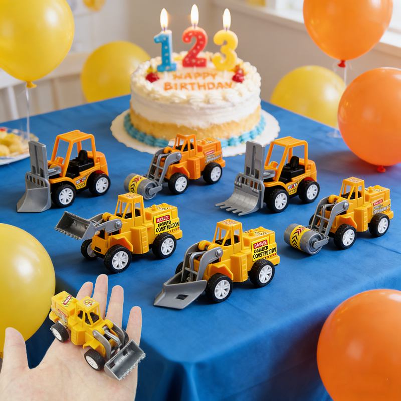 6-teiliges Mini-Baumaschinen-S – Dump Truck Toy Bewertung und Preis