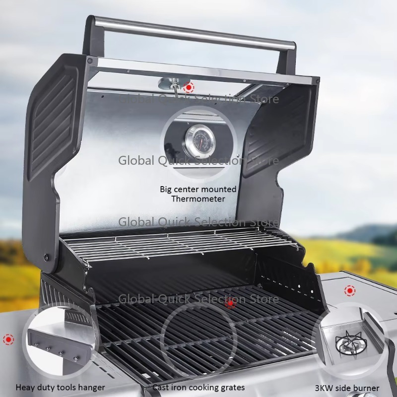 Hochleistungs-Gasgrill ohne Ra – Heavy Equipment Business Bewertung und Preis