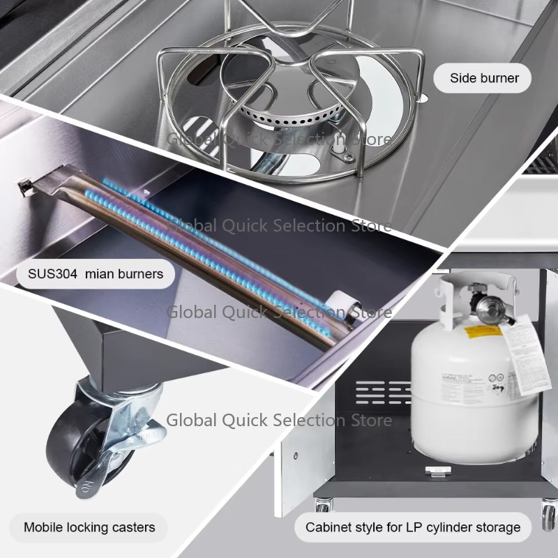 Hochleistungs-Gasgrill ohne Ra – Heavy Equipment Business Bewertung und Preis